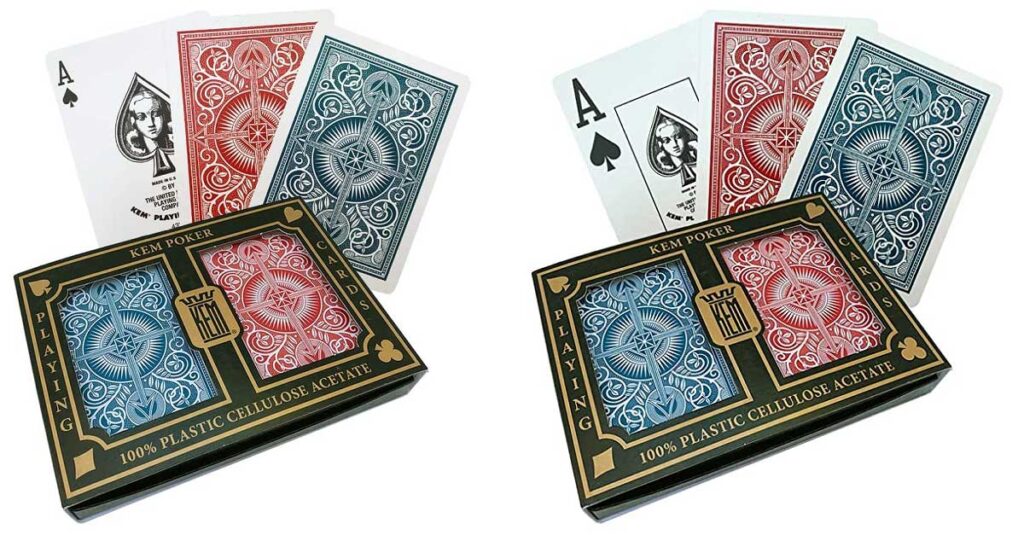 KEM Arrow poker playing cards